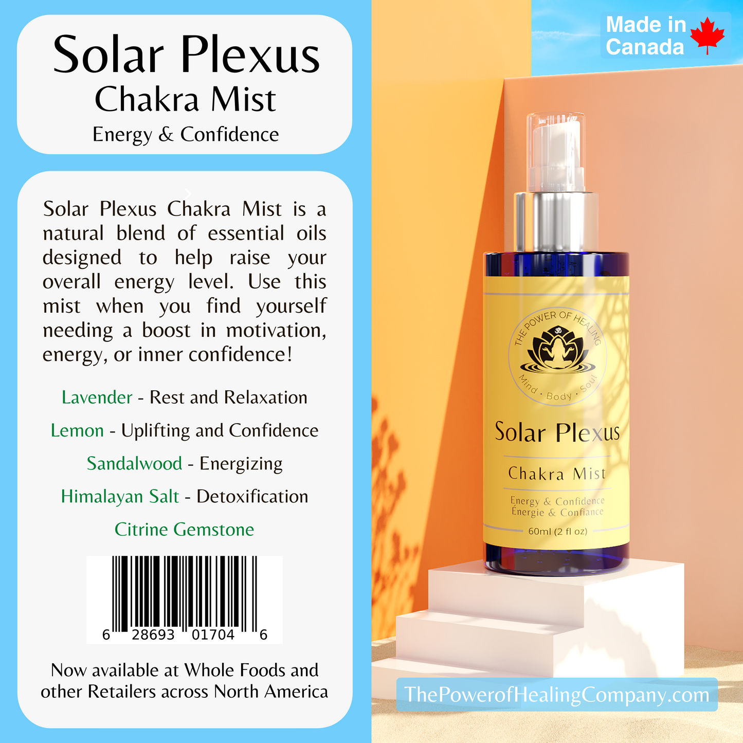 Solar Plexus Chakra Mist